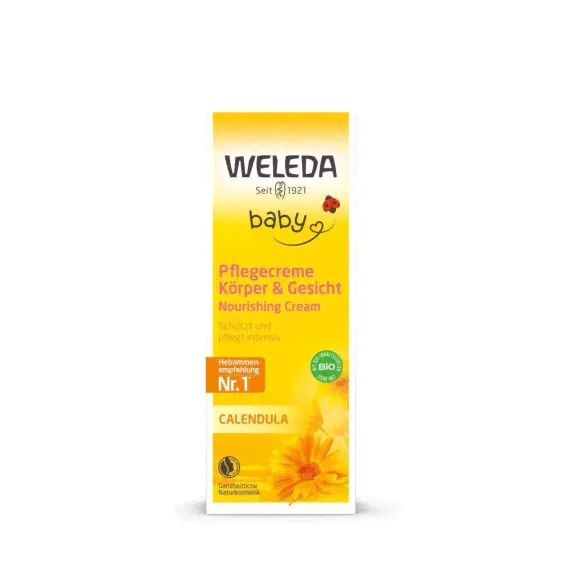 Weleda Baby Calendula Body Cream 75 ml körpercreme für Kinder-0