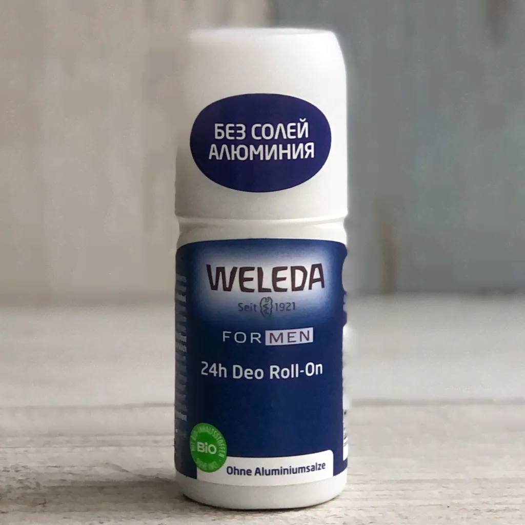 Дезодорант мужской 24 Deo Roll-On, Weleda, 50 мл-0