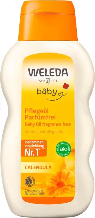 Масло с календулой для младенцев (непарфюмированное) Weleda 200 мл