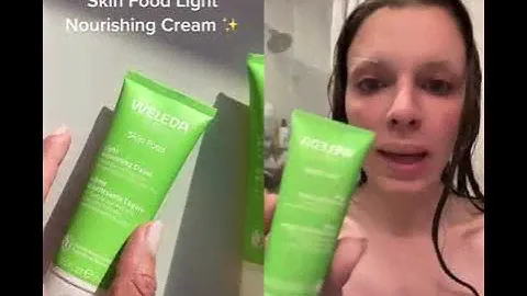 #duet with @juliafox Skin Food Light Nourishing Cream Is Julia Fox approved 💚✨ #weledaskinfood
