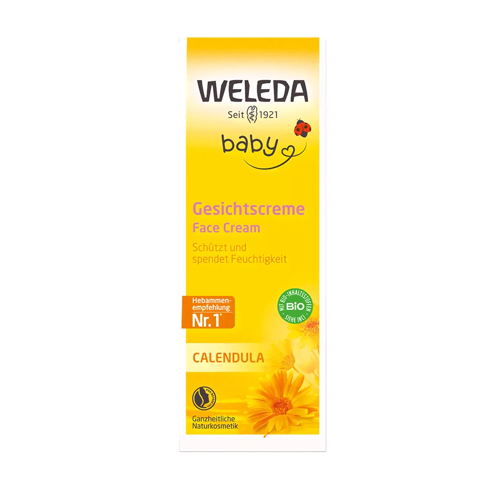Детский крем для лица с календулой Weleda 50 г 50 мл