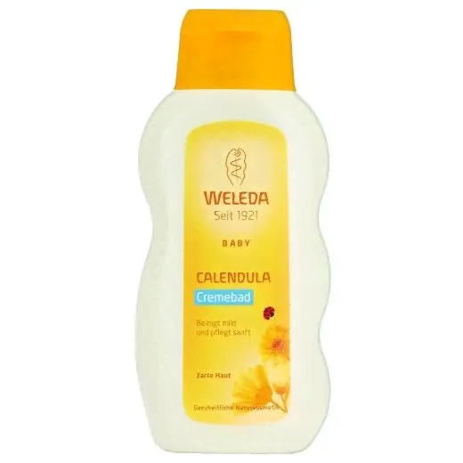 Обзор на Weleda Молочко для купания с календулой