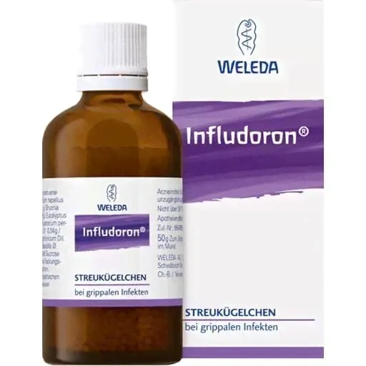 Weleda INFLUDORON uk, stray balls, Influenza infections and febrile colds