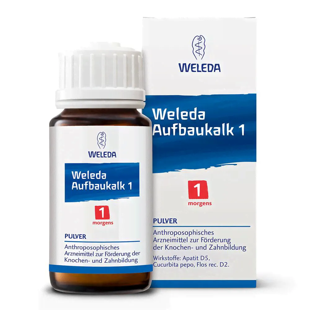 Веледа Строительная известь 1 порошок, Weleda Building Lime 1 powder, 45 g