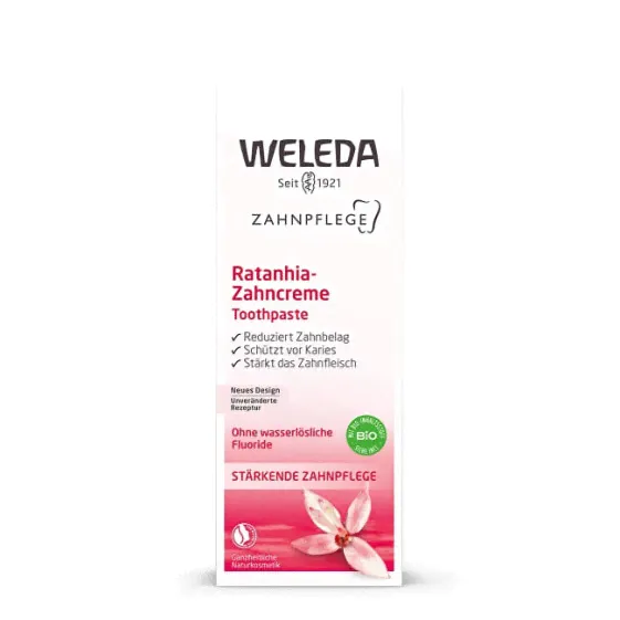 Зубная паста для чувствительных десен Weleda Oral Care 2 x 75 ml Ратания