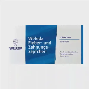 Weleda лихорадка и зубные суппозитории, 10 шт.-1